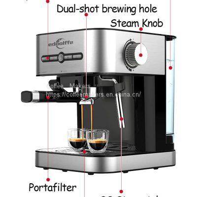 15bar Extraction Espresso Machine Household Coffee Machine Steam Milk Brewing Semi-automatic Coffee Machine photo-4