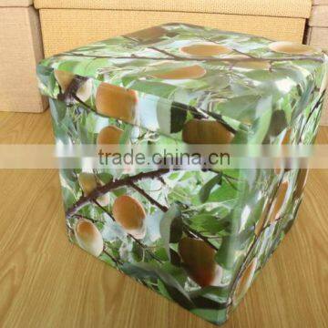 Casual Foldable Storage Ottoman Seat