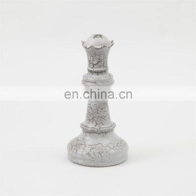 Home Living Room Decor Pieces Queen Soldier Chess Sculpture for Decoration photo-5
