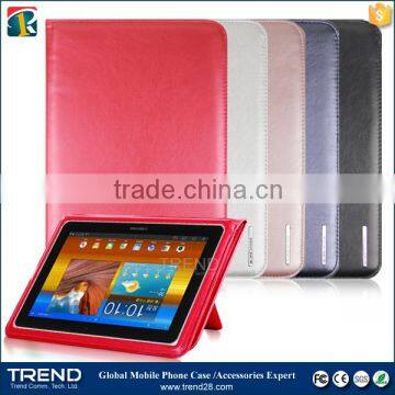 china supplier kickstand walltet leather case for samsung tab 4