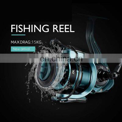 Горячие продажи! 5+1BB 1000-7000D, высокое передаточное отношение 5.5:1. Механический спиннинг-моток для морского рыбалки photo-3