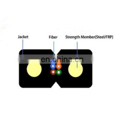 MT-1091-3  G652D G657A1 G657A2 FRP GJXFH  FTTH DROP Cable Outdoor 1core 2core 4core