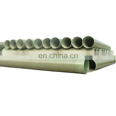 DN 100mm FRP Filament Wound Pipe Waste Water and Industrial Composite Pipe