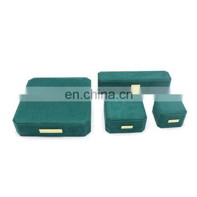 New arrival design custom logo printed buckskin PU leather jewelry boxes