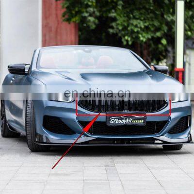 Wholesale AC style bright black double slat grill for bmw 8 series 840i 850i G14 G15 auto car front bumper grille