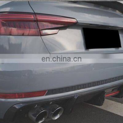 Carbon Fiber Diffuser For Audi S4 KB Style High Quality Rear Bumper Diffuser Rear Lip for Audi A4 B9 2017-2019 photo-4