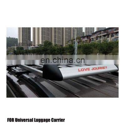 Aluminum Car Accessories Universal Luggage Carrier for 130*100 Roof Rack Cross Bar