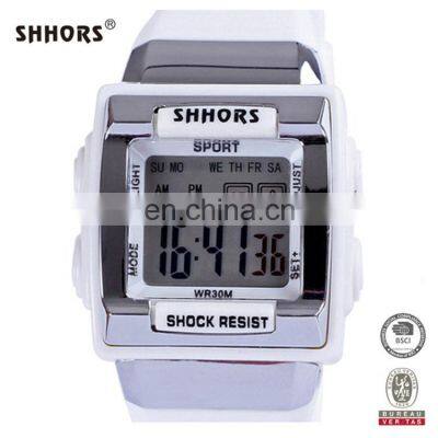 SHHORS 358 China Brand Outdoor Survival Men Digital Watch Plastic Strap Men Digital Led Wrist Watch photo-3