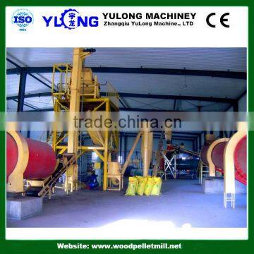 High Efficiency Organic Fertilizer Production Line With flat die pellet machine