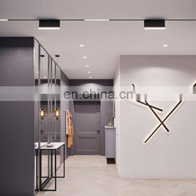 HUAYI New Arrival SMD 3000k Adjustable Flood Lamp 6 12 Watt Ceiling Magnetic LED Track Lighting