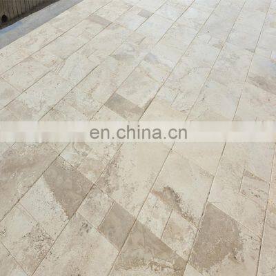 New Arrival Natural Stone High Quality Turkish Beige Travertine Valera Flooring Stone Tiles Made in Turkey CEM-FP-44