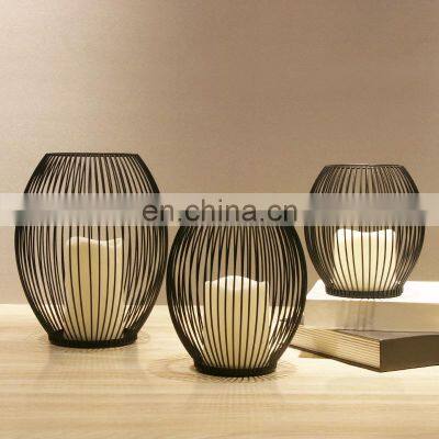 Wholesale Luxury Chinese Metal Candle Holder Home Decorations Birdcage photo-5