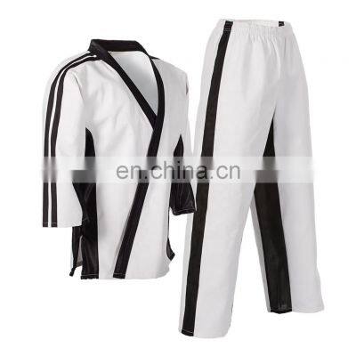 High Quality Breathable Lightweight Pure Cotton Martial Arts Uniform Taekwondo GIS For