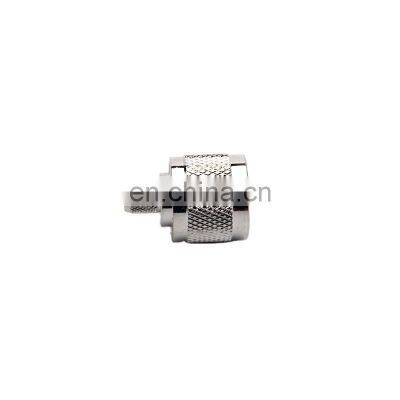 Hot product TNC plug crimp straight rf coax connector for RG58 LMR195 cable