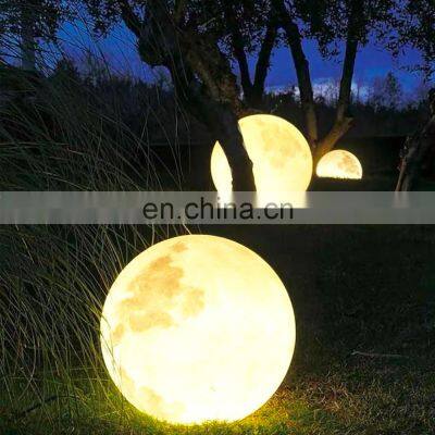 LOGO Customized Waterproof IP67 Hanging Ball Lanterns Outdoor Furniture Holiday Lighting Stage Lights Glowing Ball LED