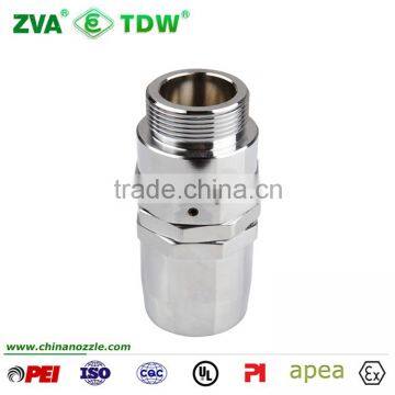 TDW flexible hose swivel for automatic nozzle connector