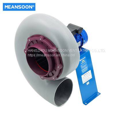 MACF-200-F4T Anti-corrosive plastic laboratory fume hood centrifugal fan