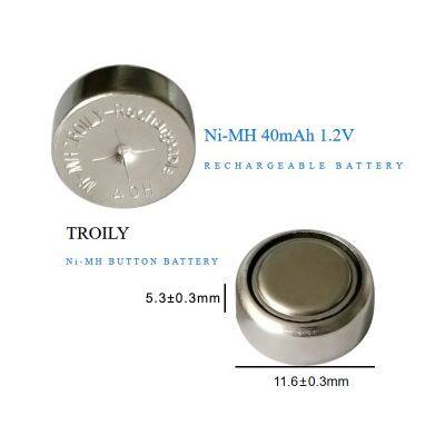 TROILY NIMH40mAh1.2V Button Rechargeable Battery for Timer 80℃ photo-4