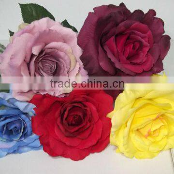 Artificial silk rose