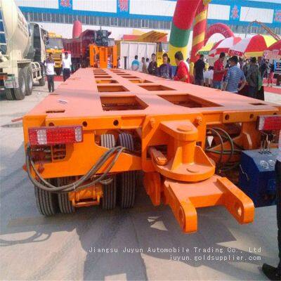 Heavy Duty Low Platform Crawling All Over the Ground Wire Axle Semi-trailer photo-3
