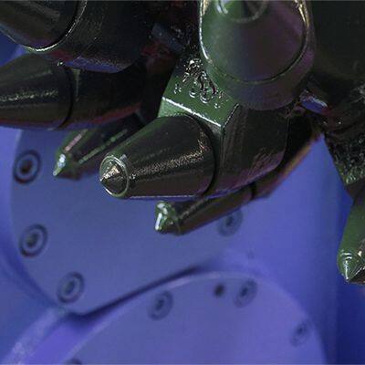 Factory Price Hot Sale Excavator Compactor Attachment 20-25 Ton Hydraulic Rotary Rock Cutting Head photo-5