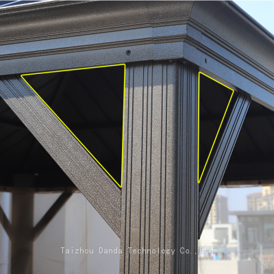 3.65*4.85m Sunshade Waterproof Gazebo Outdoor Use photo-4