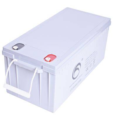12v 200ah 12v 230ah Для солнечных систем, электросетей Глубокий цикл ВРЛА свинцово-кислотный AMG GEL аккумуляторное устройство