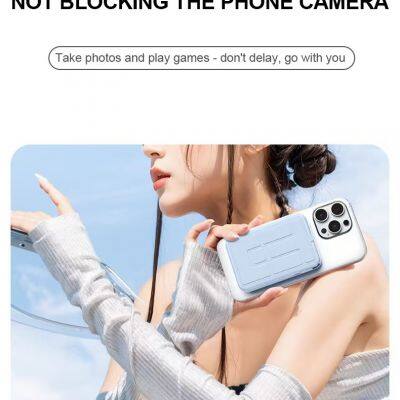 Pocket Mini Power Bank Fast Charging Power Station 10000mah Wired and Wireless Nagnetic Mobile Phone Charging Power Bank photo-3