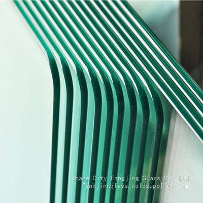 Customized Size Glass Fence Toughened Glass Tempered Glass Safety Glass Wall Panels For Bathrooms Bedroom Kitchen