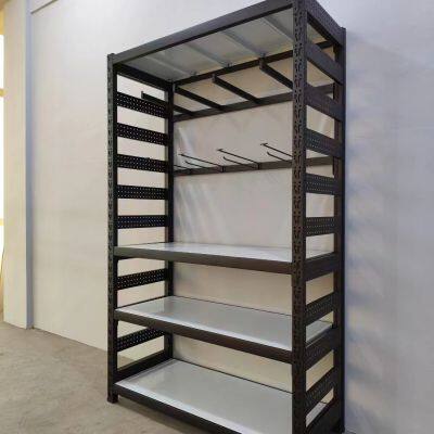 Storage Shelf Warehouse Heavy Cargo Display Light Duty Racks Thickened Hardware Warehouse Multi-Layer Racks Multi-Function Iron Shelf