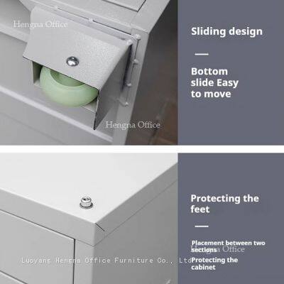 Archivador de mapas y dibujos de acero laminado en frío espesado, duradero y resistente al desvanecimiento, con múltiples cajones y correderas antirruido para una organización eficiente de la oficina photo-5