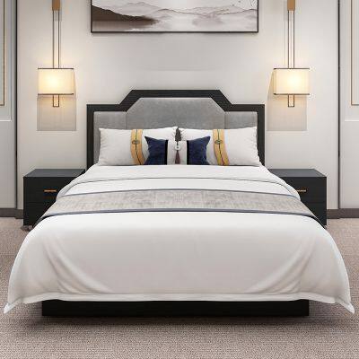 Guangdong Classical 5 Star Modern Bedroom Luxury Design Motel 6 Hotel Guest Room Furniture Sets photo-4