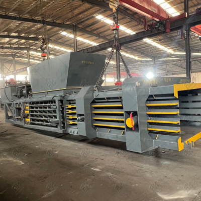 Machine de compactage de papier usagé, presse hydraulique horizontale pour carton et plastique