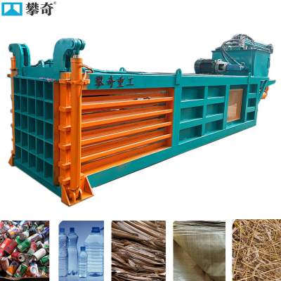 160T Горизонтальный гидравлический упаковщик бумажных отходов. Упаковщик текстильных отходов для пунктов переработки