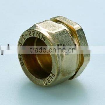 Hight quality copper pipe fittings brass end plug/cap for copper pipe