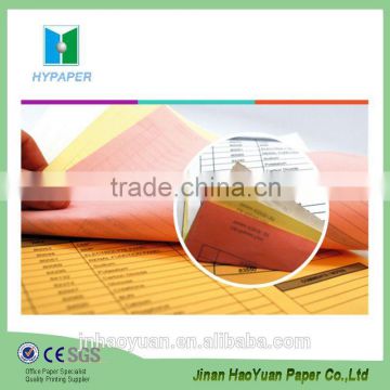 auto copy paper 3 part carbonless paper