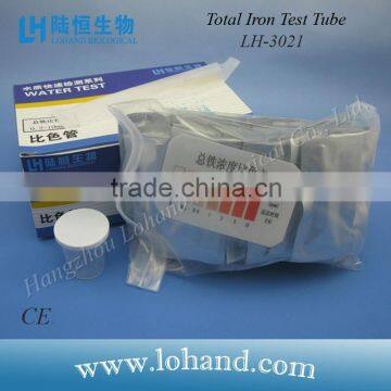 Hot sale lab 50 tests Total Iron test tube