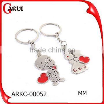 Cheap Couple Necklace Fashion Couple kiss Keychain Parts