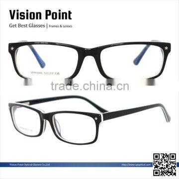 Full-rim vintage 2015 fashion new model eyewear frame glasses for adult from china