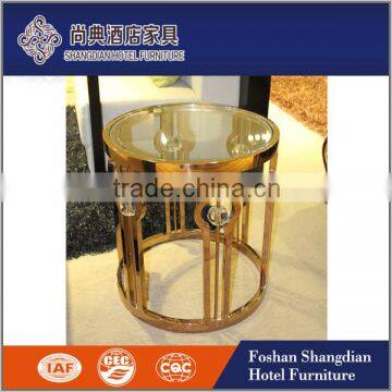 Newly Design Stainless Steel/Chrome Base/legs Coffee Table Marble Top JD-CJ-018