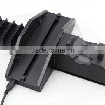 For PS4 Gamers Disk Tower and Dual Charger Dock With Cooling Fan photo-3