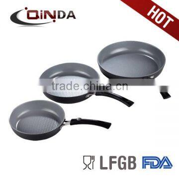 QINDA Aluminum Forged Fry pan with grey ceramic coating QD-FM001