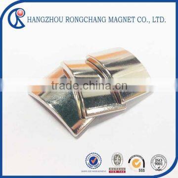 Customized arc shape neodymium magnets