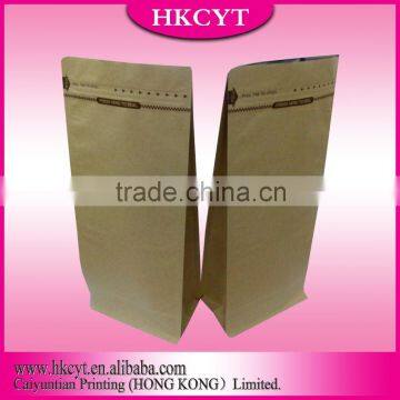 High quality hot sale flat bottom kraft paper bag