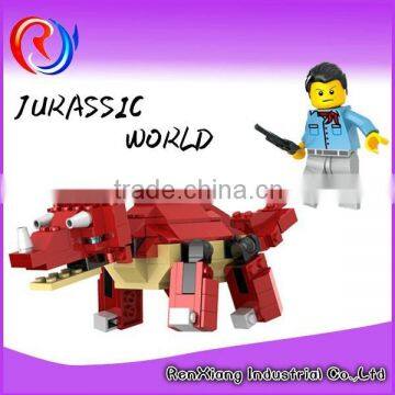 Plastic building blocks big dinosaur toy