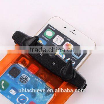 Case for IPhone 6/6 Plus Fashion Summer Mobile Phone PVC Waterproof Bag With Waist Belt and Lanyard Yellow photo-2