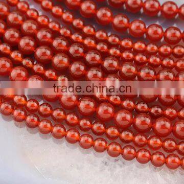 AB0583 4/6/8/10/12/14/16mm Round Natural Red Carnelian Agate Beads photo-2