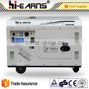 8KVA 198 engine new three phase single cylinder air cooled diesel generator