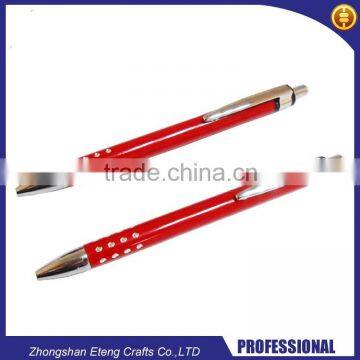 Fashion Aluminum ballpoint pen with custom made logo