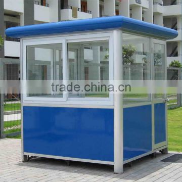 Good looking portable security booth, exhibition booth design, prefab modular toll booths with free 3d max design